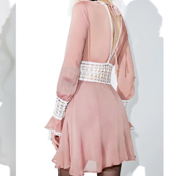 FOR LOVE & LEMONS New w/tags Celine Mini Dress Sz S - Picture 2 of 11